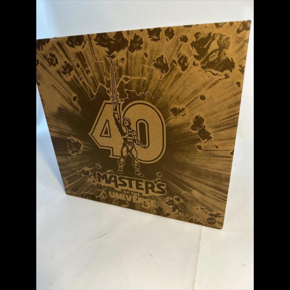 Masters of the Universe 40th Anniversary He-Man 4  Era Figure Box Damaged Box